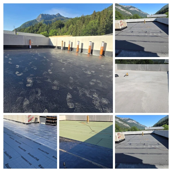 toiture terrasse en cours 