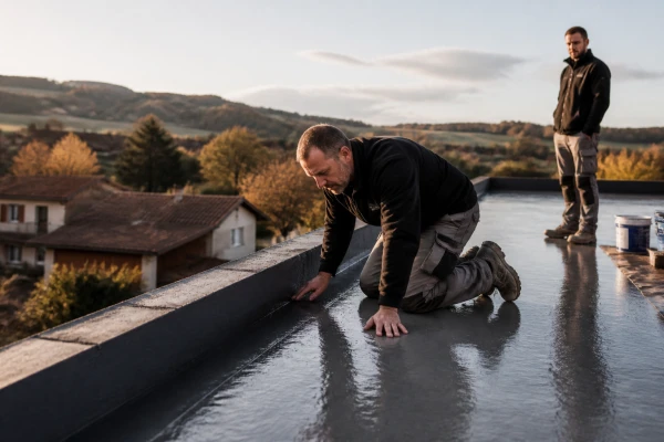 Entreprise étanchéité toit plat rénovation Domarin