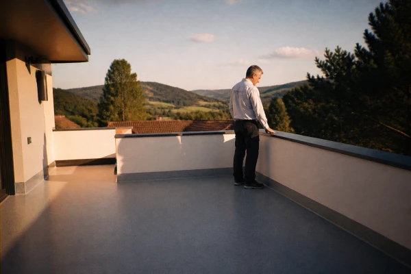 Étanchéité neuve toit terrasse accessible Dolomieu