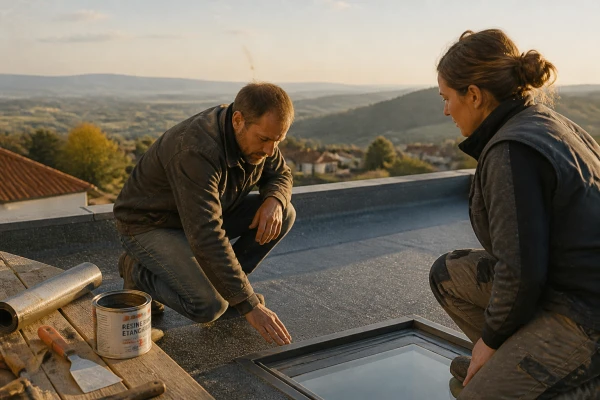 Réfection complète étanchéité toit terrasse Charvieu-Chavagneux
