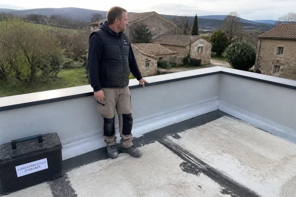 Réfection étanchéité toit terrasse maison Annecy