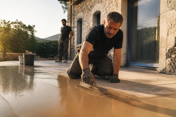 Rénovation complète étanchéité résine terrasse Arandon-Passins