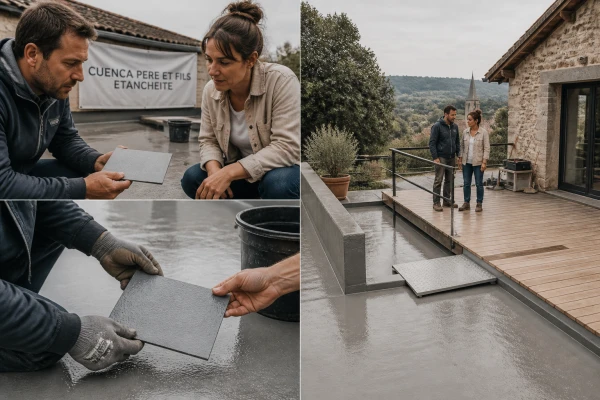 Rénovation revêtement terrasse accessible Vienne